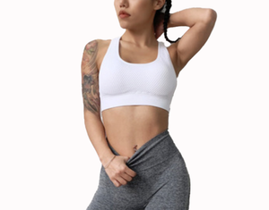 Mesh Push up Sports Bra - cool girl