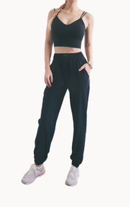 Racerback High Waist Joggers pants - sweet girl