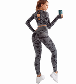 画像をギャラリービューアに読み込む, Camo Butt lift  seamless leggings
