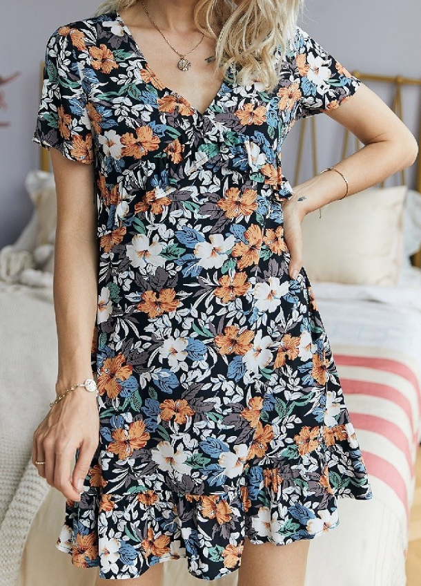 Floral Printed Dress